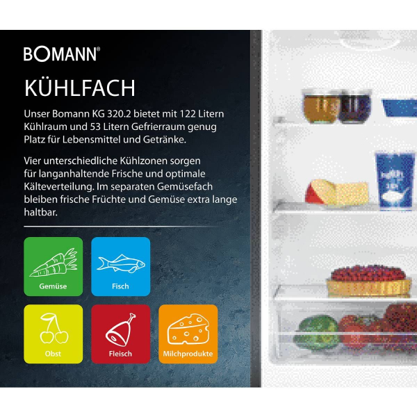 Bomann KG 322.1 Kühlkombination